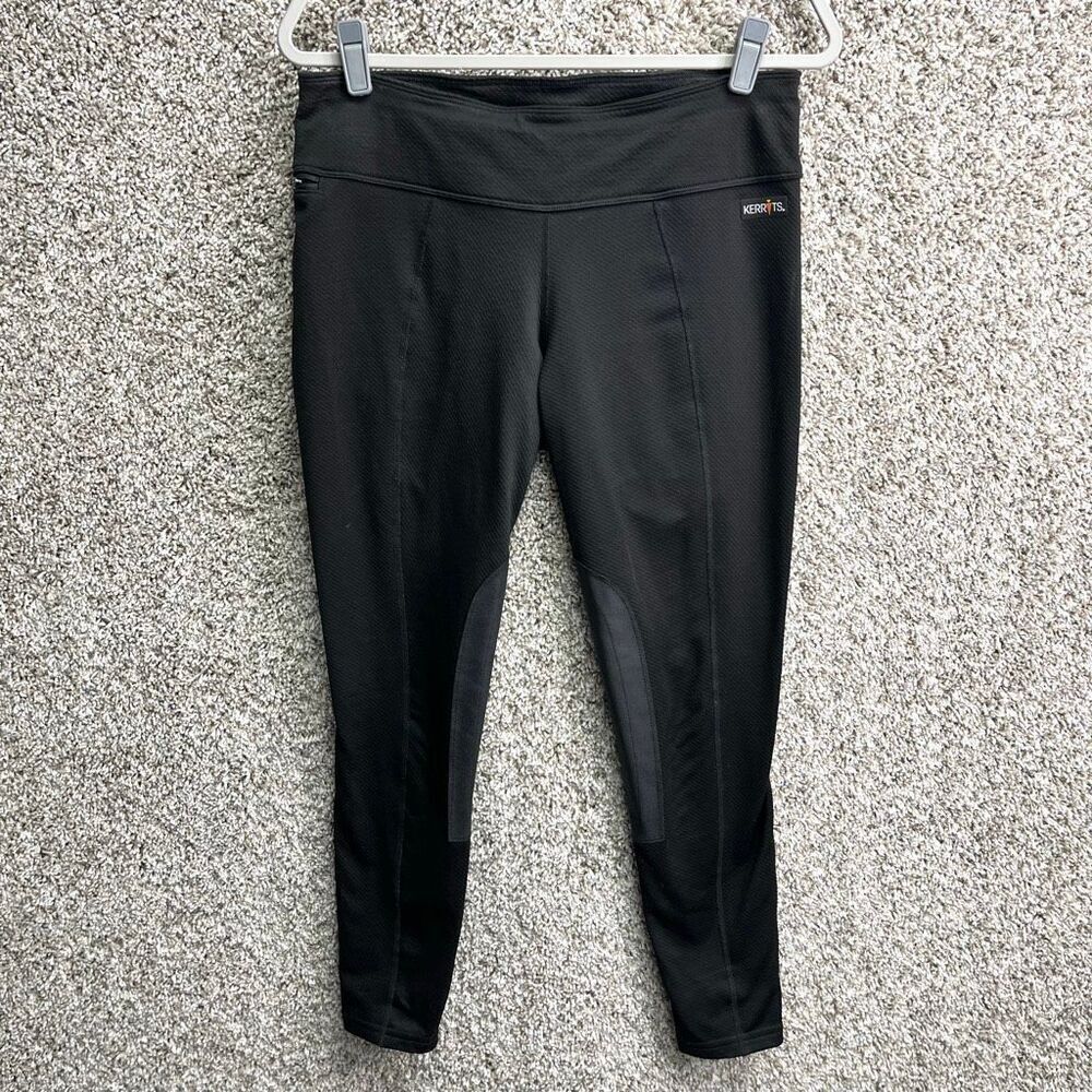 Kerrits Black Pull-On Legging Pants in Size Medium